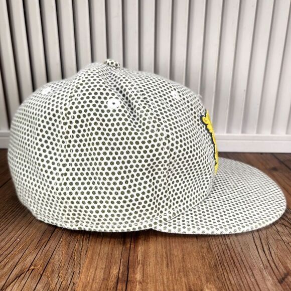 VTG New Era 59fifty Burton Fitted 7 3/8 Hat Cap White Gray Retro Snowboarding - Picture 4 of 11